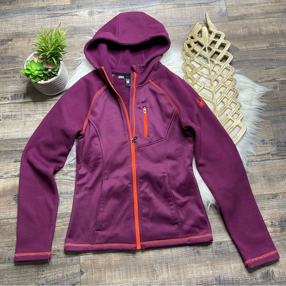 Spyder Zip Down Hoodie Jacket